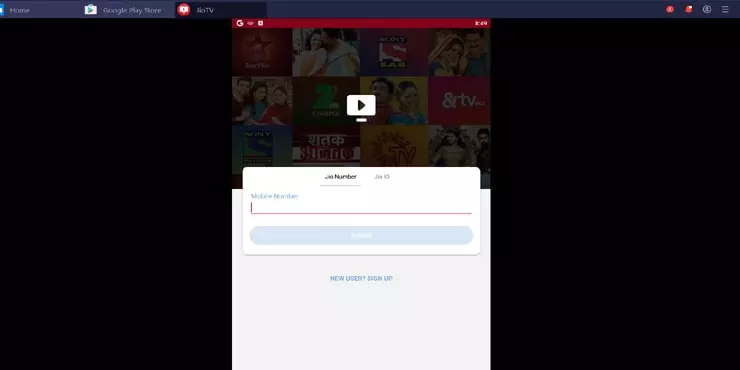 jio live tv in pc jio live tv in pc