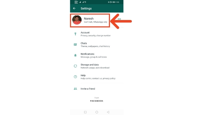 Whatsapp DP Change
