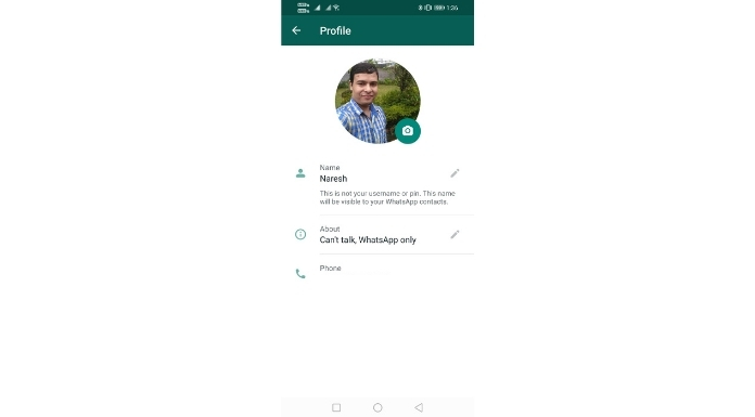 Whatsapp DP Change
