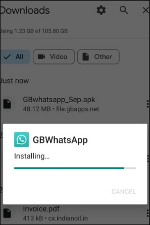 Install GB Whatsapp