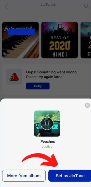 My Jio एप से Caller Tune सेट करें