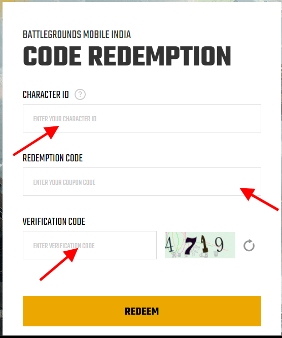 BGMI Redeem Code Today